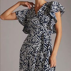 Beautiful Formal Wedding Guest Dress. Brand New. Never Worn. Wrap Dress.